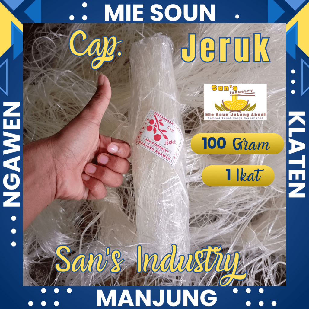 

sohun manjung merk jeruk mie soun no 1 di klaten