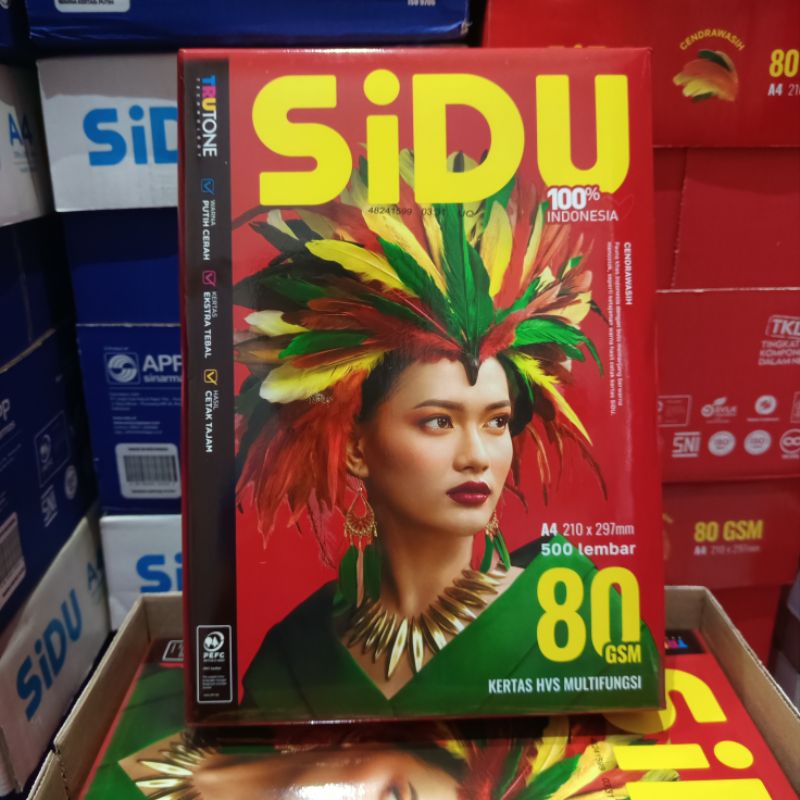 

KERTAS A4 80 GRAM SINAR DUNIA ( SIDU )