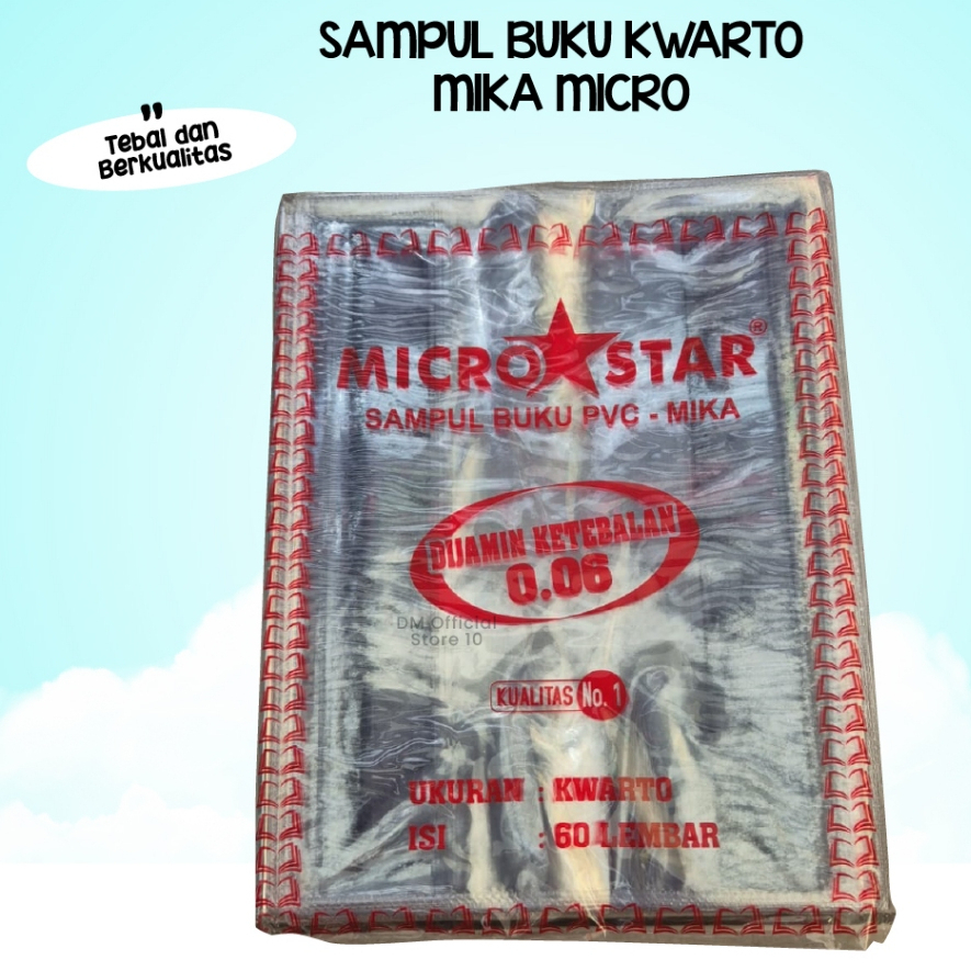 

SAMPUL MIKA KWARTO / BOXY SAMPUL BENING BAHAN TEBAL UNTUK BUKU TULIS DAN CATATAN
