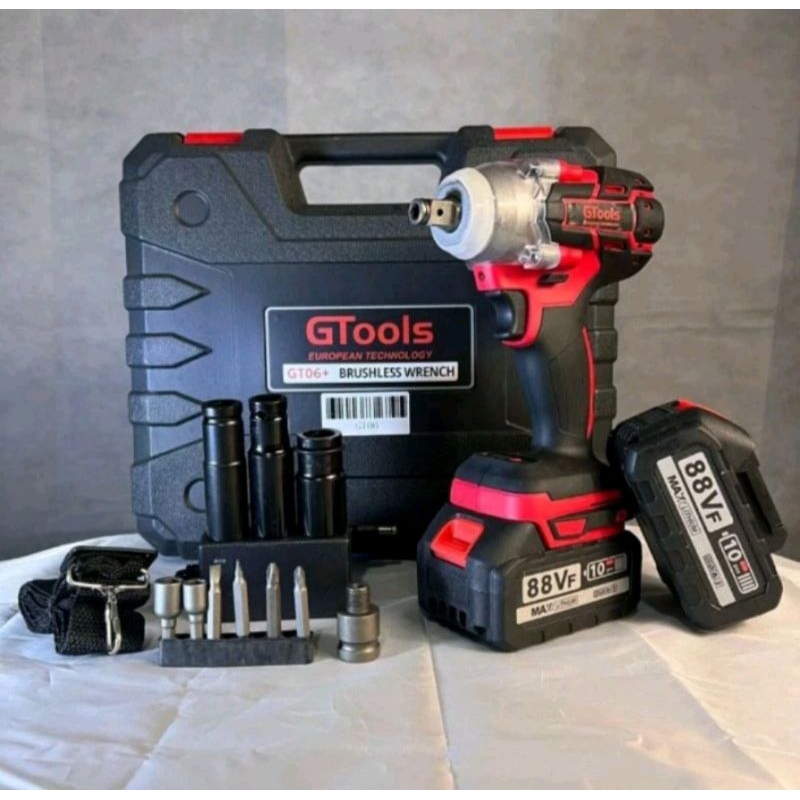 Impact wrench Gtools GT06 facelift 550Nm limited edition mesin bor pembuka baut ban motor mobil