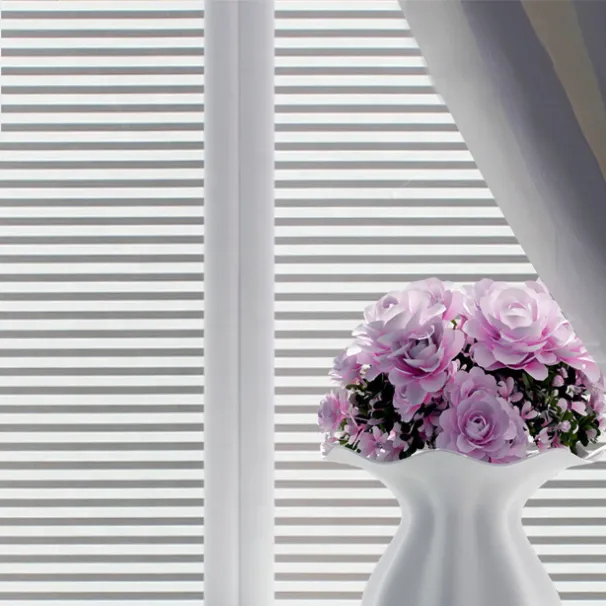 Sticker Kaca -Kaca Film Jendela Kaca - Sandblast Sanblast Sunblast Kaca motif Garis Garis