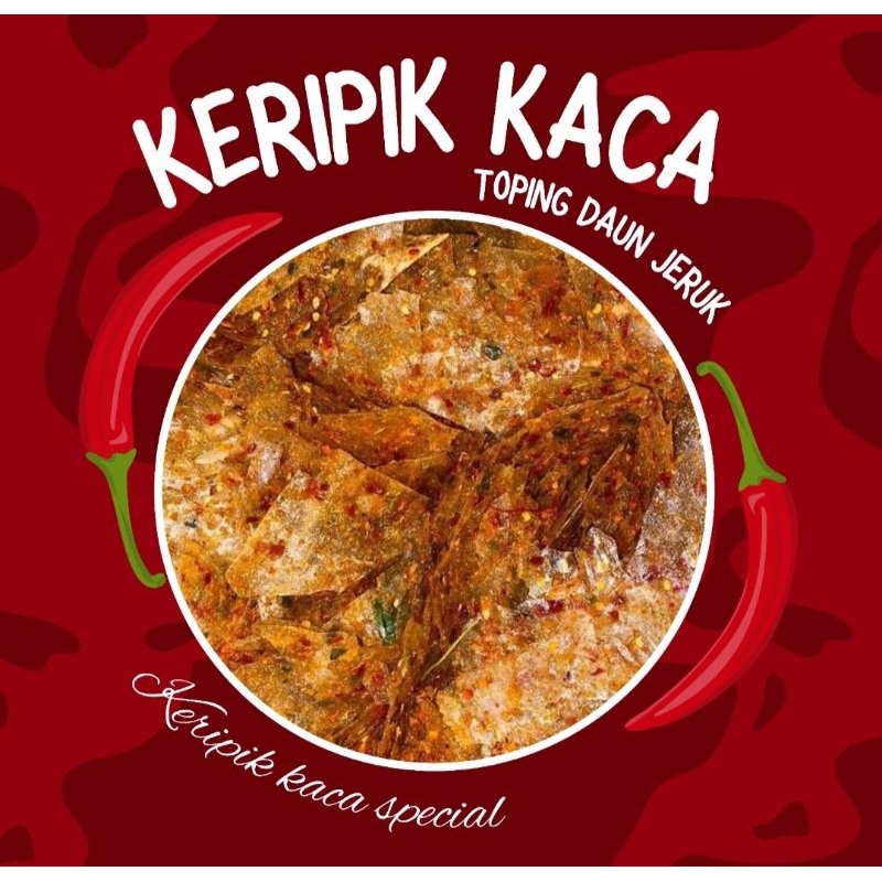 

keripik kaca pedas daun jeruk 500 gram