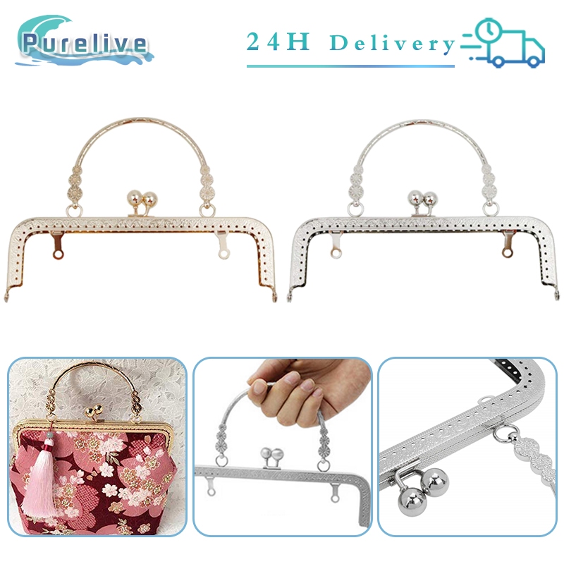 Behel Tas 20cm Frame Behel Tas Rajut Frame Gagang Behel Tas