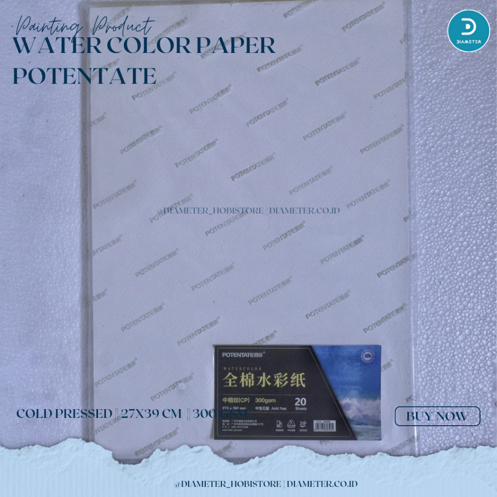 

POTENTATE - Watercolor paper 300 gsm 20 sheet