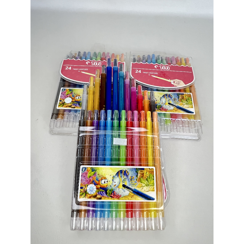 

Krayon Putar Twist Crayon Titi 24 Warna