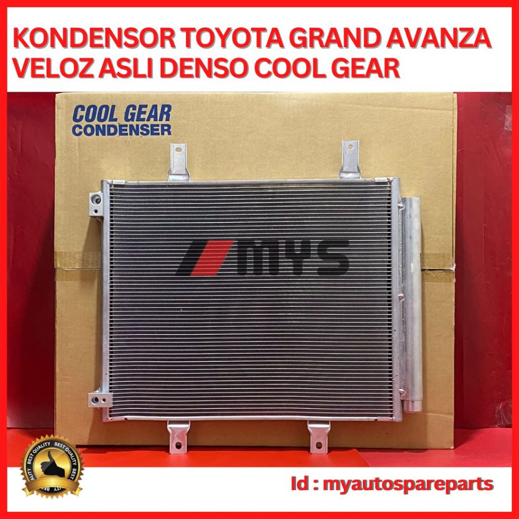 CONDENSOR AC Mobil TOYOTA Grand Avanza Veloz KONDENSOR All New Rush All New Terios ASLI DENSO COOL G
