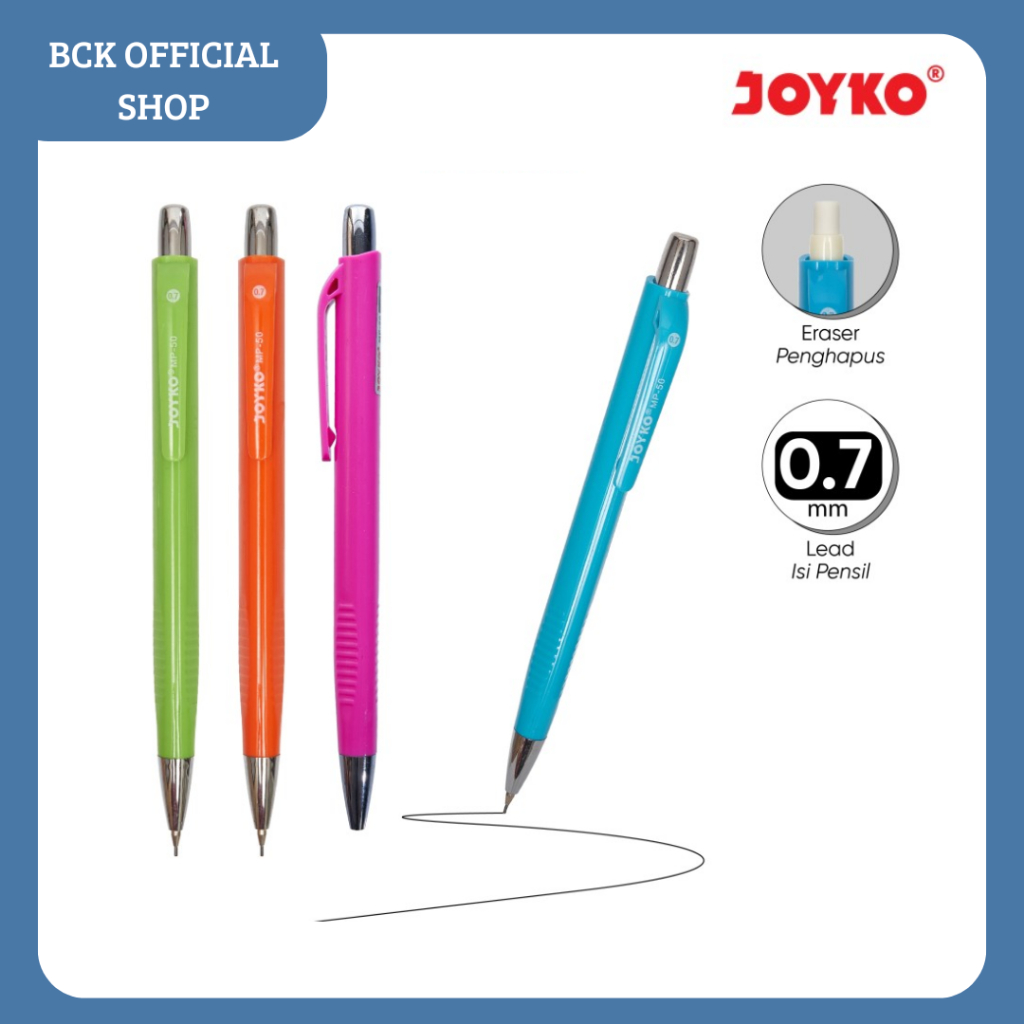

Mechanical Pencil Pensil Mekanik Joyko MP-50 0.7 mm (PCS)