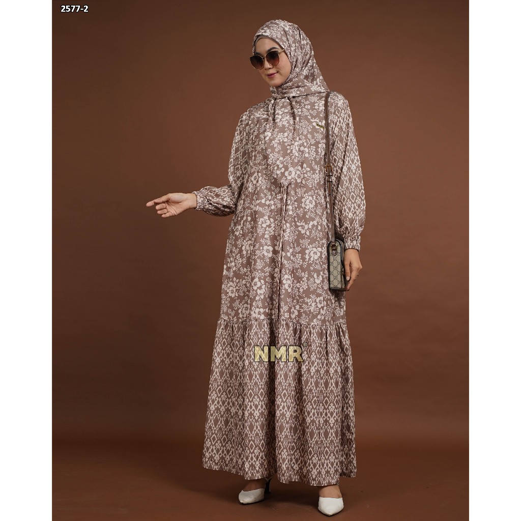 NMR Gamis Marbella Vol 2577-2 (INC HIJAB)