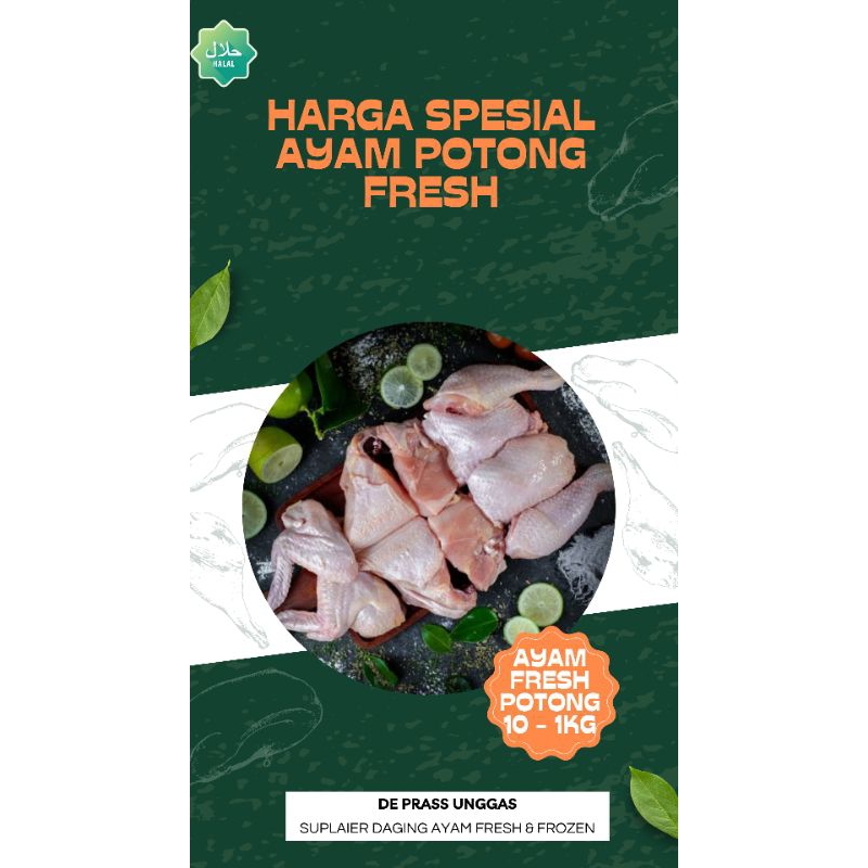 

Ayam Potong 10 - 1000gram