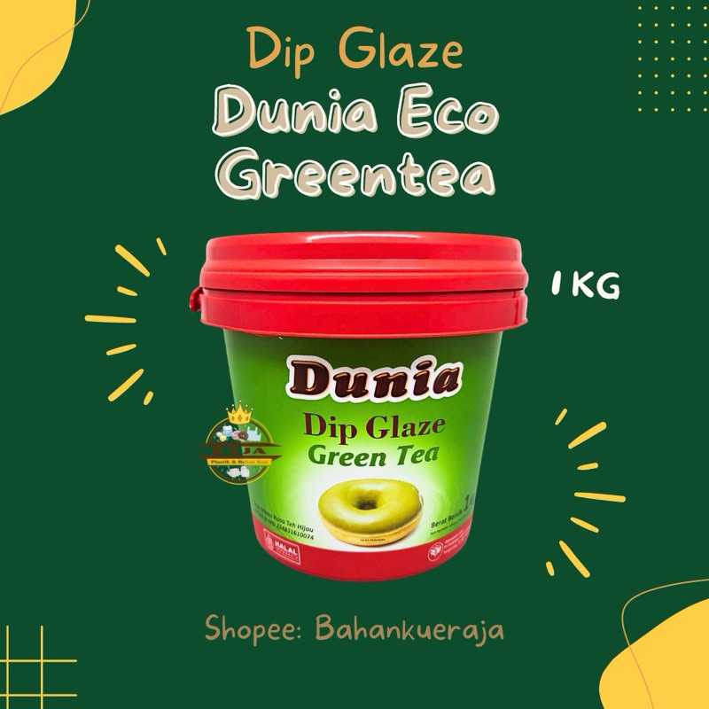 

Dunia Dip Glaze ECO 1 KG - Greentea