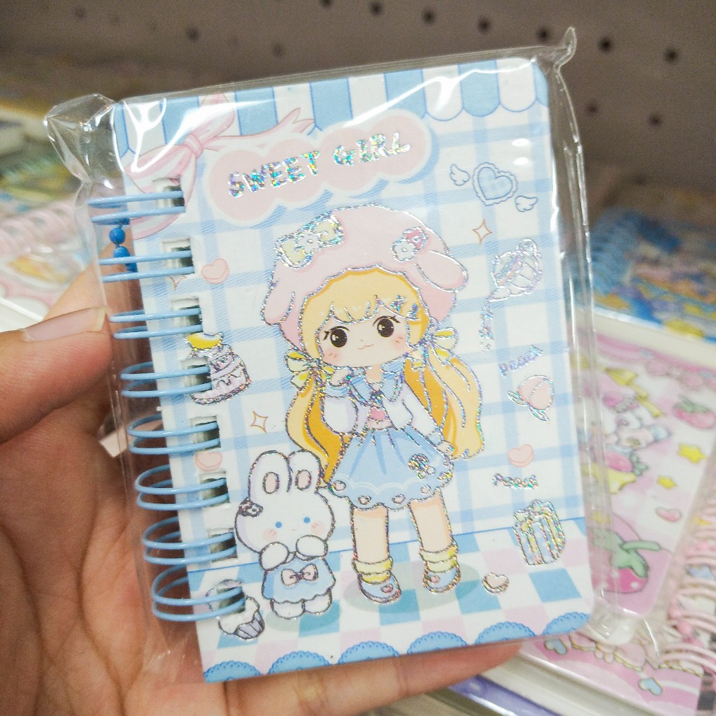 

MINI NOTEPAD MEMO NOTEBOOK CATATAN KECIL BUKU SAKU SWEET GIRL GANTUNGAN KUNCI KEYCHAIN ALAT TULIS STATIONERY HAMPERS SOUVENIR SUVENIR ULANG TAHUN ANAK