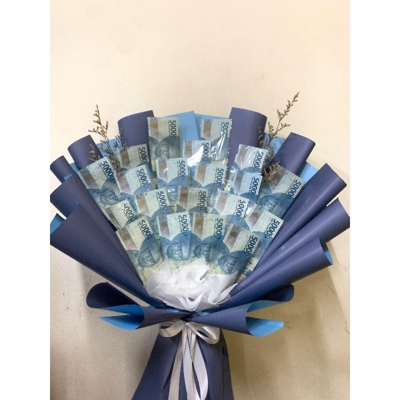 buket uang 20 lembar