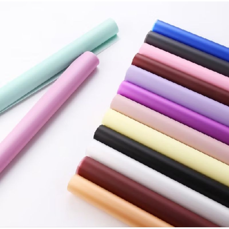 

(READY) FLOWER WRAPPING CELLOPHANE FULL COLOR KERTAS BUKET BUNGA PER PCS