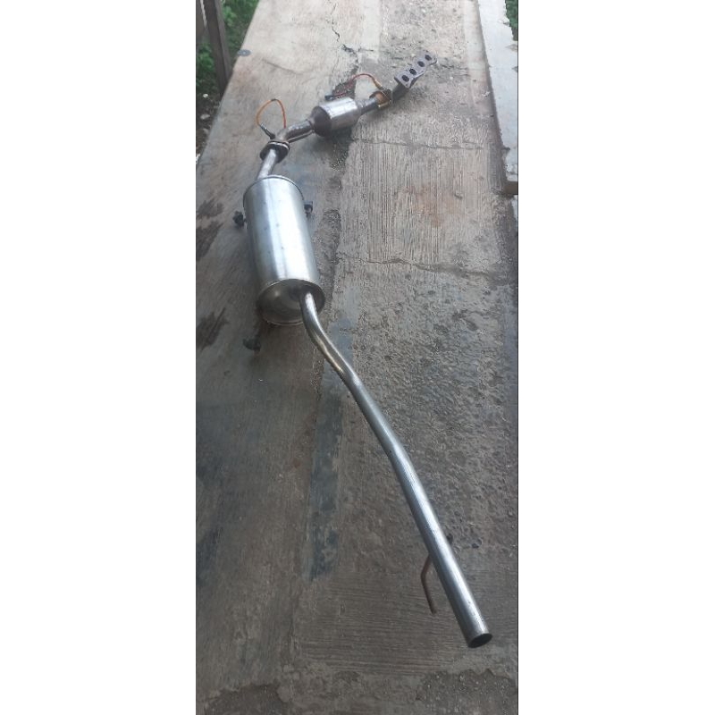 knalpot grand max dan luxio original bekas copotan