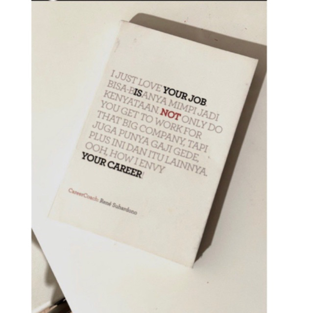 buku preloved your job is not your career