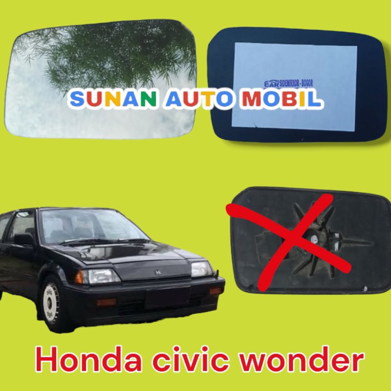 kaca spion honda civic wonder hanya kaca saja