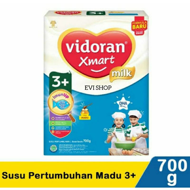 Vidoran xmart +3 725gram vanila dan madu