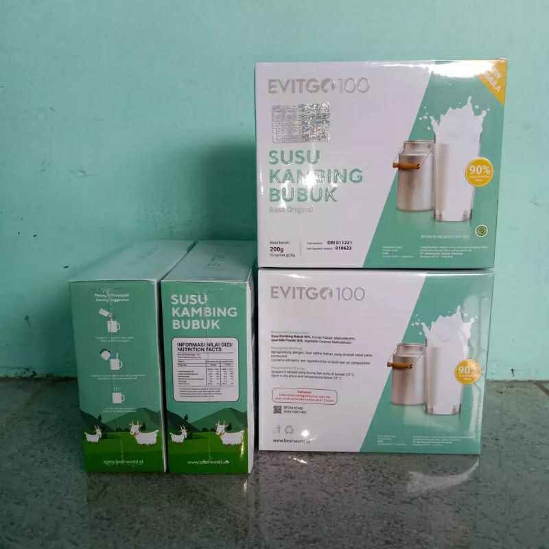 

EVITGO100 SUSU KAMBING BUBUK RASA ORIGINAL 1 BOX ISI 10 SACHET
