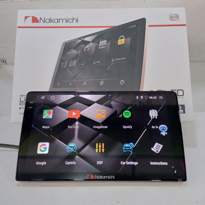 tv mobil android / double Din android / head unit Android Nakamichi LEGEND MK III ram 4GB 64GB 9 inc