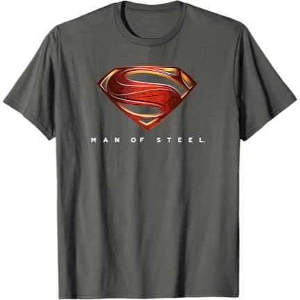 Superman Man of Steel New Logo T-Shirt - Baju - Kaos - Baju Kaos - Kaos Unisex - Baju Kaos Dewasa - 