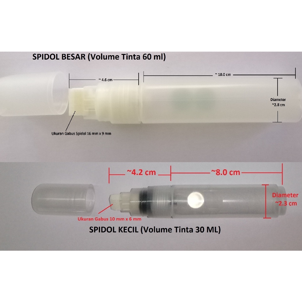 

Spidol Kosong Untuk Tinta Permanen Tinta Karung Tinta Marking Dengan Mekanisme Spring Valve KODE D9A7