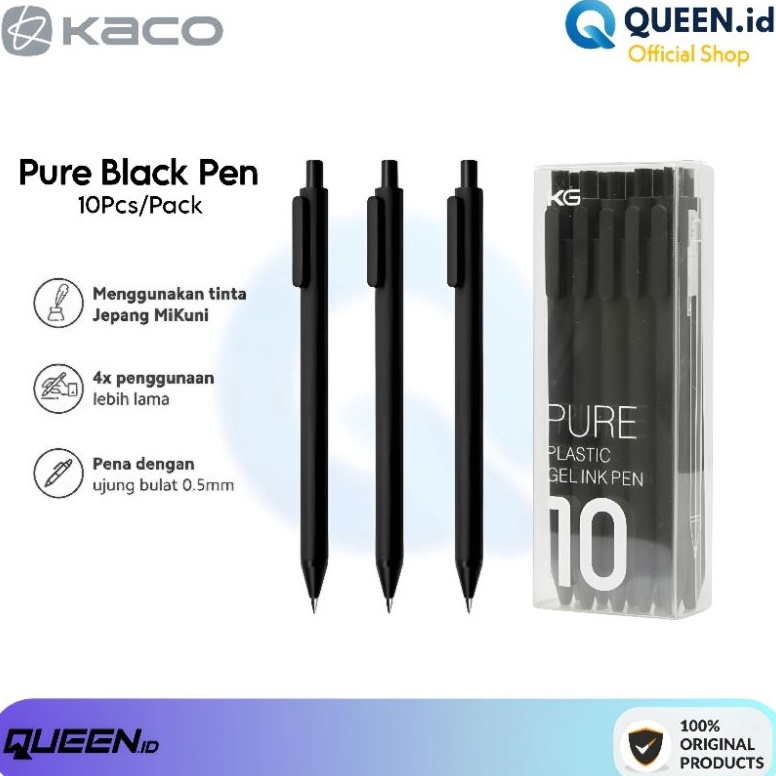 

Xiaomi Mi Pen Kaco 1pcs Set ink Gel Pen Xiaomi Pulpen Mijia Kaco Pen set OriginaL KODE B1X9