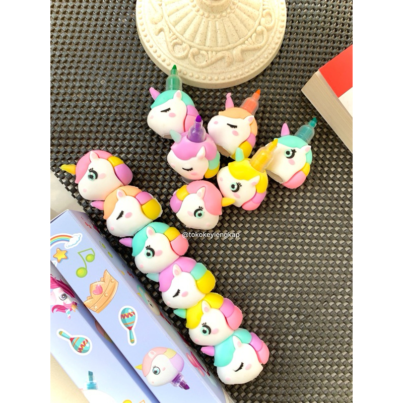 

KEY - Stabilo Mini Motif Unicorn Dapat Di Susun Bongkar Pasang Super Lucu