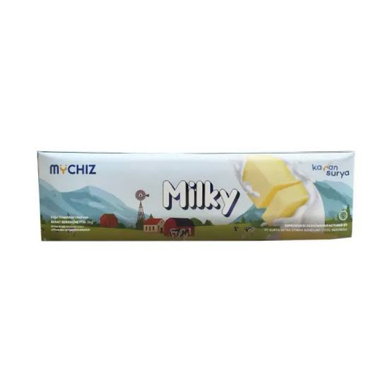 

Keju mychiz 2kg keju murah milky cheese slop cheddar