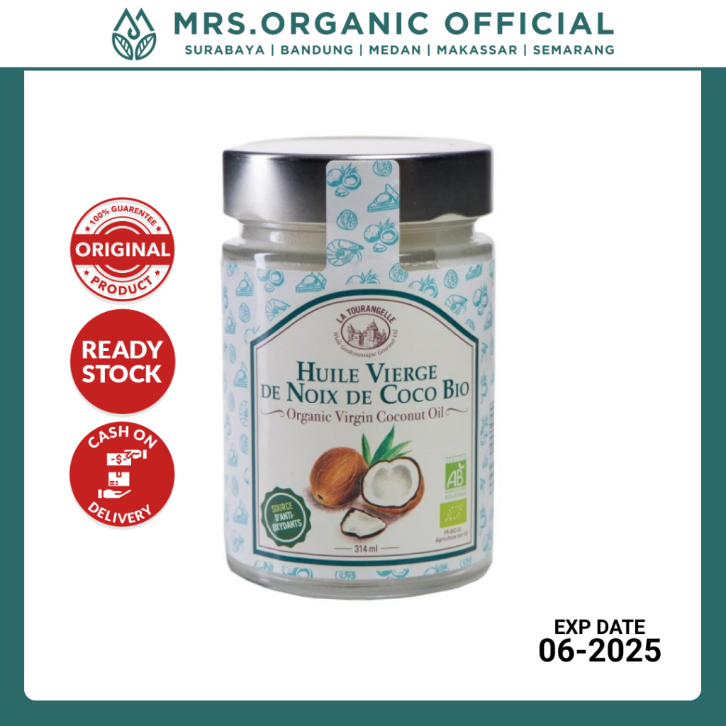 

Organic Virgin Coconut Oil VCO La Tourangelle 314 ml