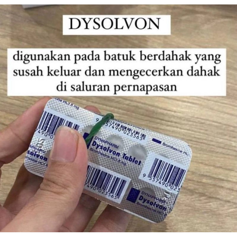 Dysolvon Original PENANG ex 08/29 obat batuk berdahak/ Copastin Obat Batuk kering ex 28