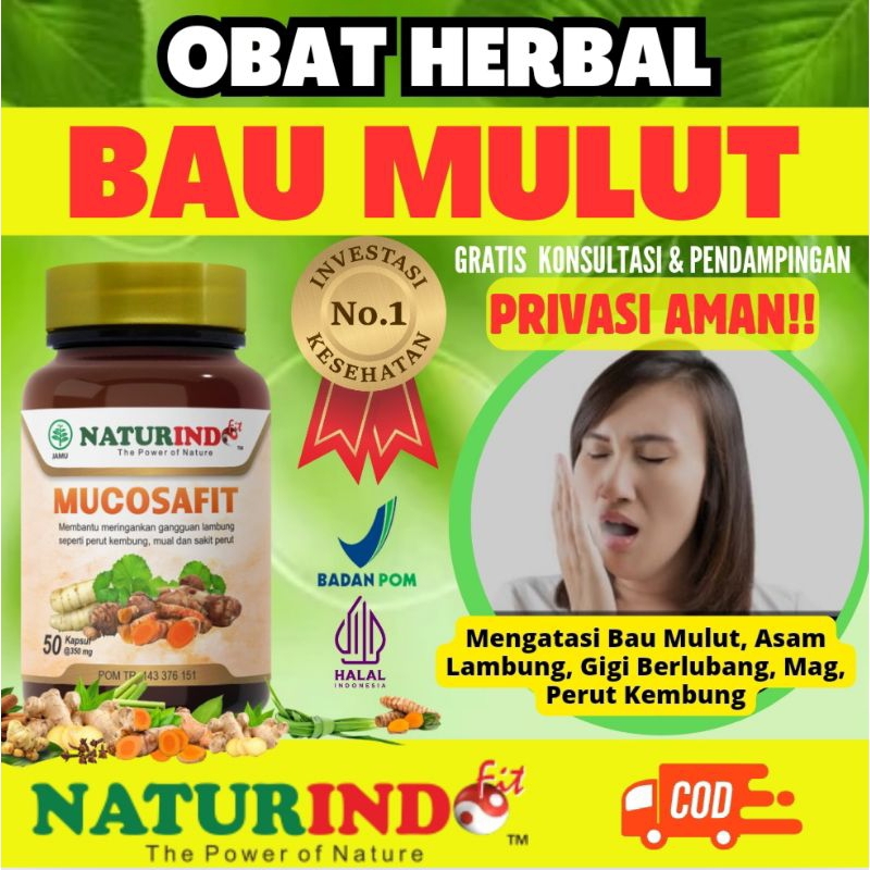 

F_daybose - Obat Herbal Bau Mulut Asam Lambung Naik GERD Kronis Mual Muntah Mucosafit Original BPOM