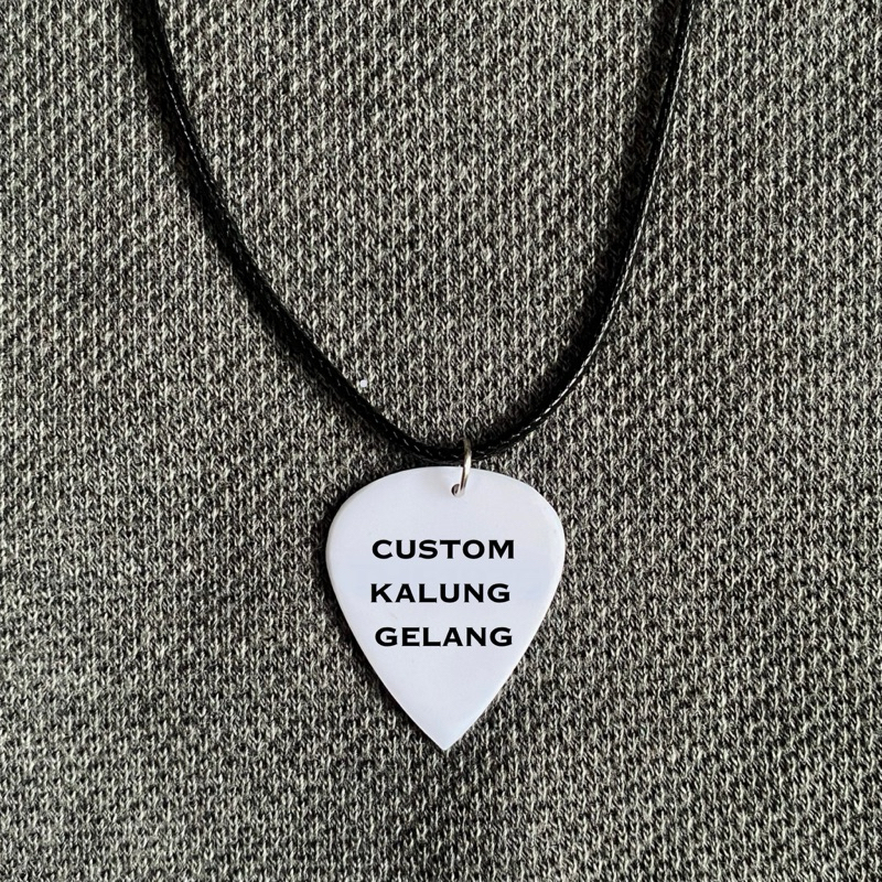 CUSTOM 5 KALUNG GELANG KALUNG GELANG PICK GITAR PICK GUITAR NECKLACE BRACELET