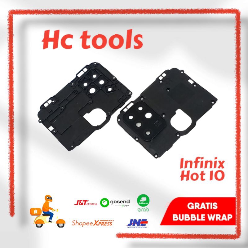 Frame Tutup Mesin Ring Kaca Lensa Kamera Belakang Infinix Hot 10/X682