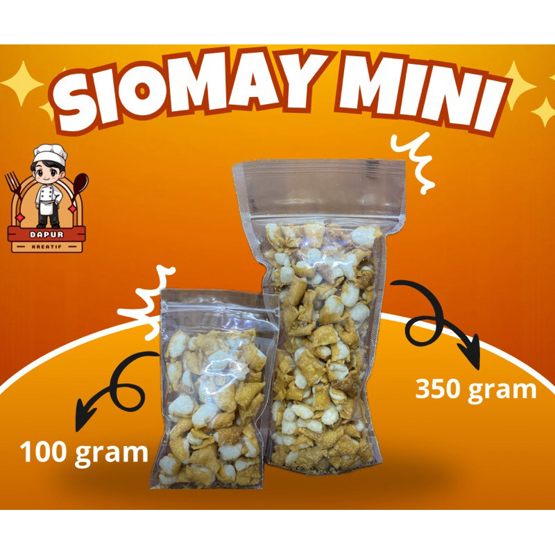

siomay mini kering gurih 100gr/350gr
