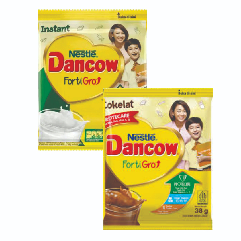 

Susu Dancow Instan / Instant Fortigro Sachet 1 renceng isi 10 sachet