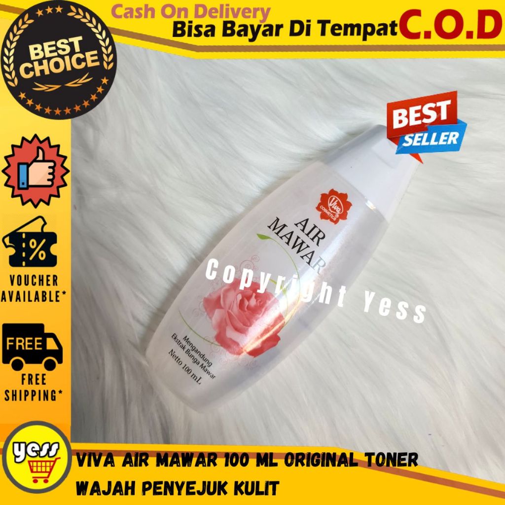 Viva Air Mawar 100 ml | Air Mawar Viva | Viva Cosmetics | Air Mawar Viva
