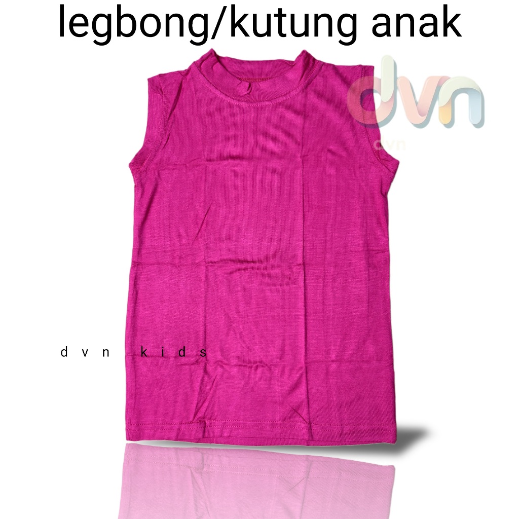 manset kutung tanktop lekbong anak/manset pink fanta tampa lengan/manset buntung