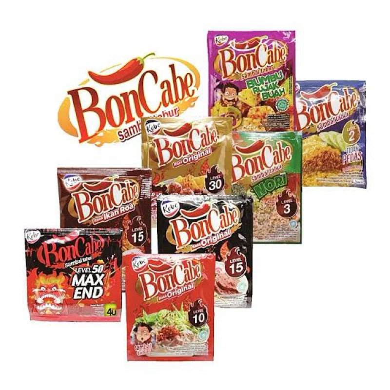 

Kobe Bon Cabe Sambal Tabur Sachet 1s