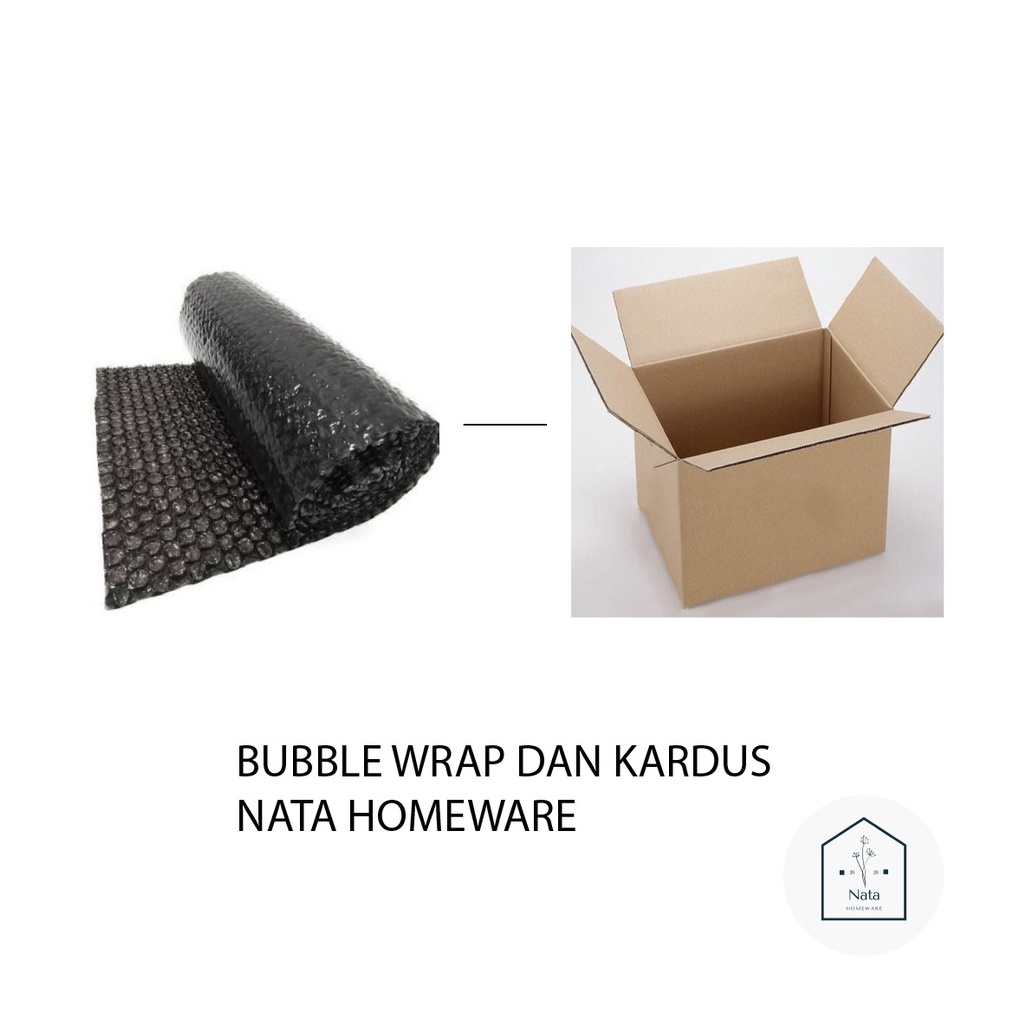 

DISKON SPESIAL XTRA TAMBAHAN BUBBLE WRAP KARDUS KHUSUS NATA HOMEWARE