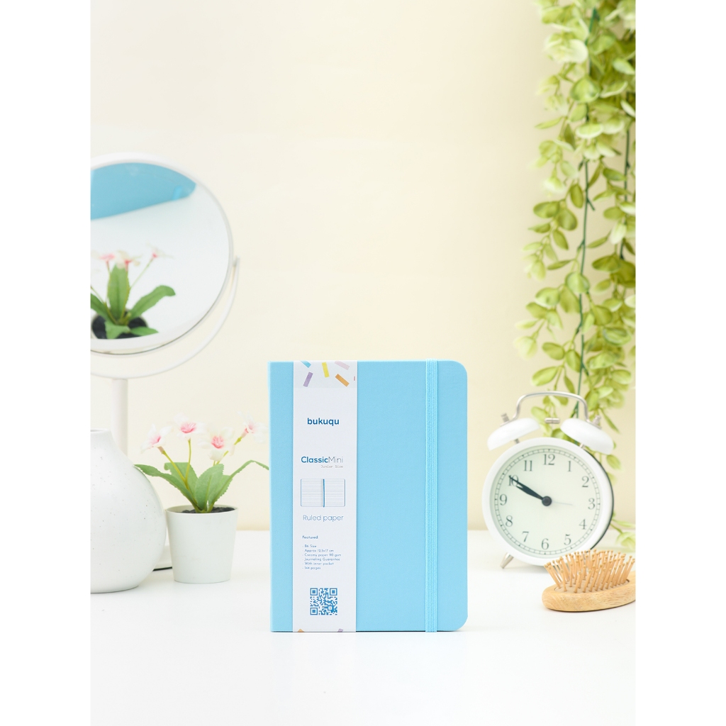 

bukuqu Classic Notebook Uk B6 - Light Blue, Polos