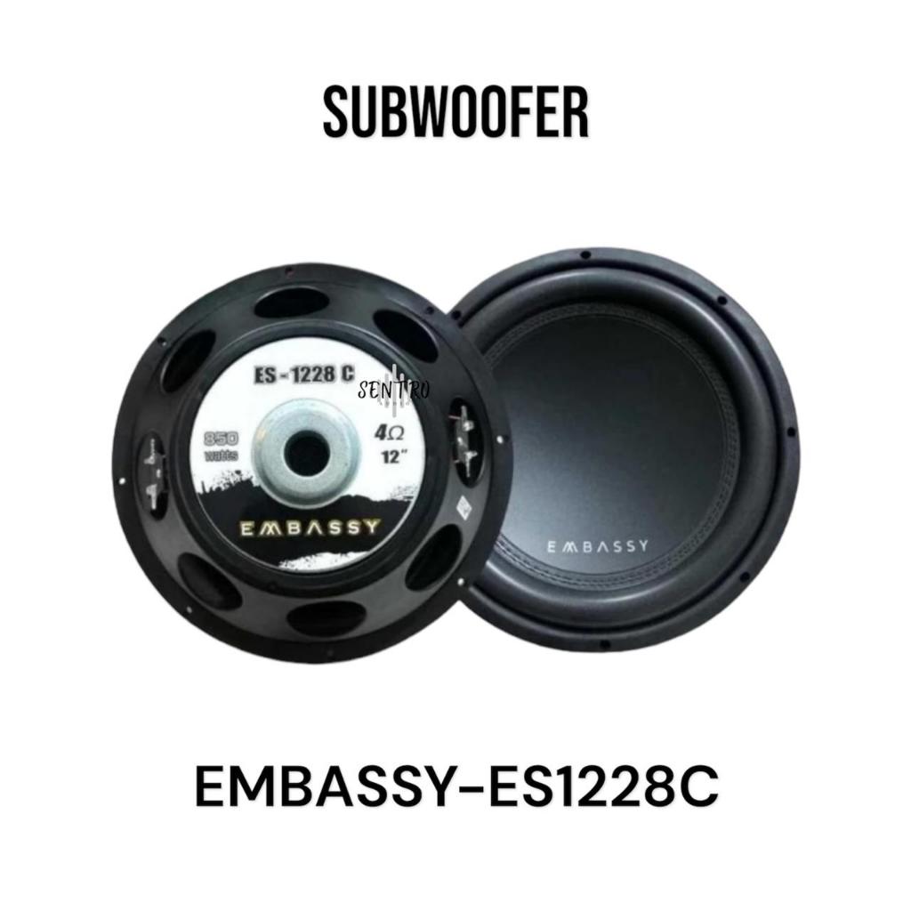 Subwoofer Embassy 1228C 12 Inch Double Coil Murah