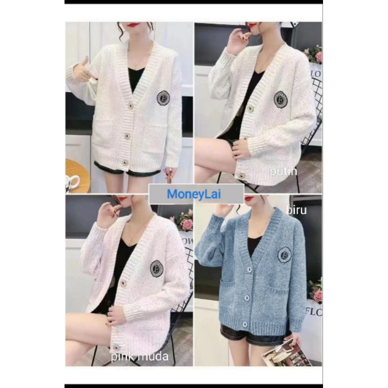 Cardigan Rajut wanita fashion lengan panjang bahan bagus dan tebal,lembut /fashion/premium/wanita/ca