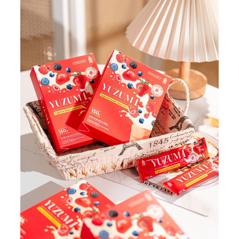 Yuzumi SUPLEMEN PELANGSING AMPUH JUICE Rasbery SLIMMING FIBRE DRINK