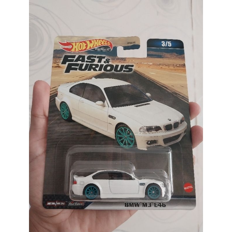 Hotwheels Premium BMW M3 E46 Fast and Furious