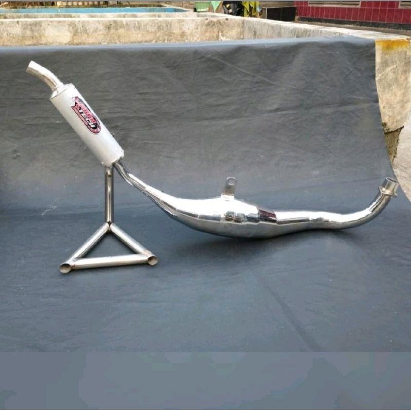 KNALPOT FIZR KOLONG BM POWER SCORPIO