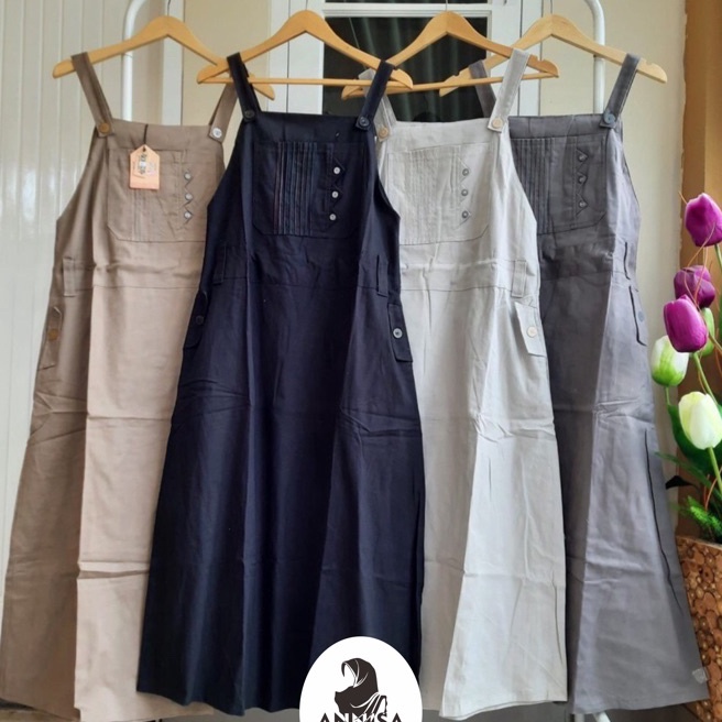 KP8 OVERALL DRESS  JUMPSUIT PREMIUM  OVERALL DRESS JUMBO STANDAR  JUMPSUIT WANITA PREMIUM  OVERALL T