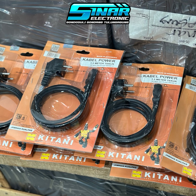 Kabel AC KITANI Power AC Listrik Tembaga