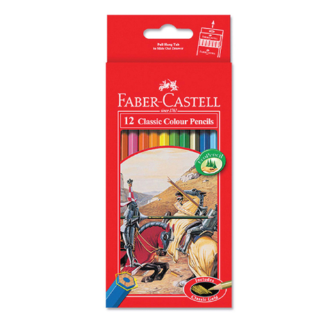 

Faber Castell - Pensil Warna Classic 12 Warna Panjang
