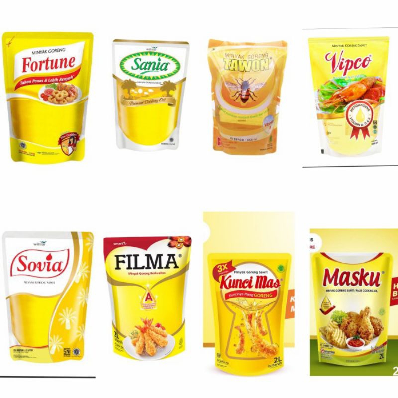 

minyakgoreng2ltrSUNCO,FILMA,BIMOLI,FORTUNE,MINYAKITA
