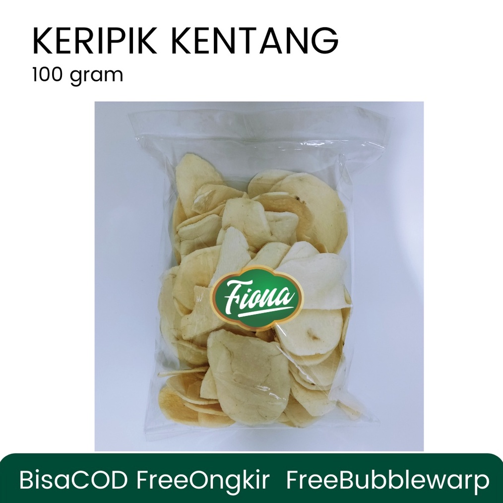 

DISKON AKHIR BULAN Fiona Keripik Kripik Kentang Original OlehOleh Khas Kota Batu BISA COD Garansi Renyah